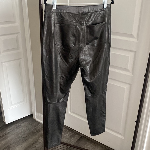 Spanx Faux Leather-Like Ankle Skinny Pants size XL - Picture 5 of 7